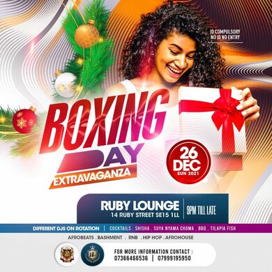 Ruby Lounge -  Boxing Day Party