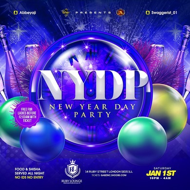 NEW YEAR DAY PARTY | RUBY LOUNGE 