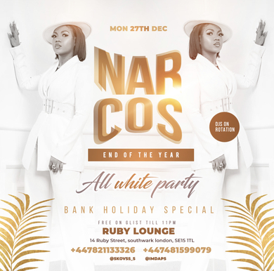 Ruby Lounge -  ALL White Party