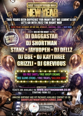 Just Touch Down Ina New Year Eve 