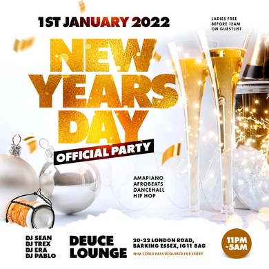 NEW YEARS DAY OFFICIAL PARTY