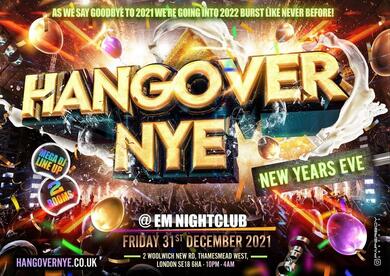 Hangover NYE - London's Biggest New Years Eve Party