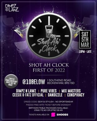 SHOT AH CLOCK- FIRST OF 2022