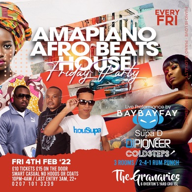 Amapiano! House! Afro beats!