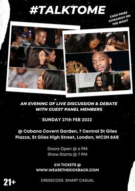 #TALKTOME LIVE DEBATE AND DISCUSSION SHOW