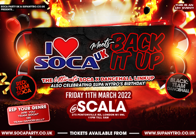 I LOVE SOCA UK meets BACK IT UP