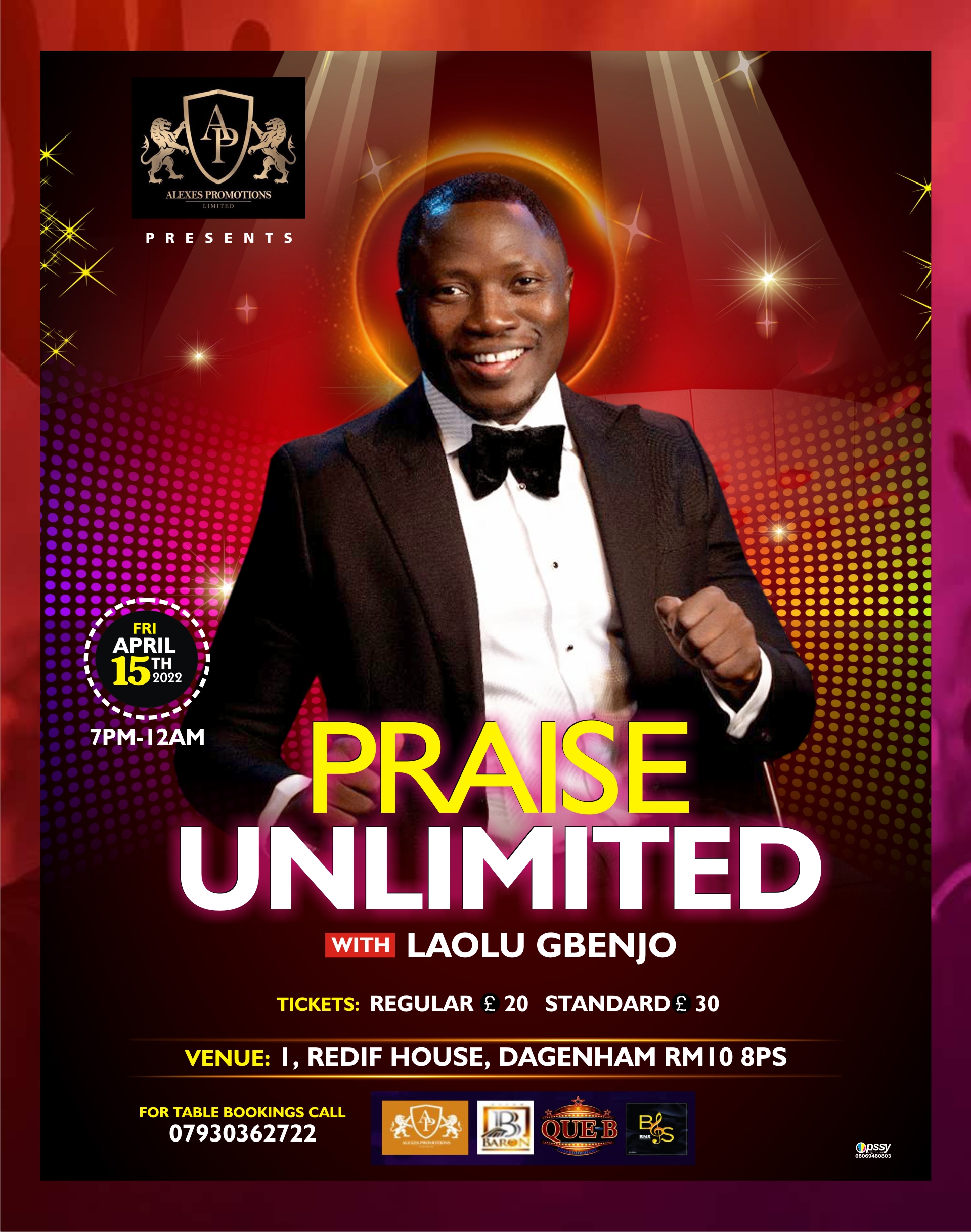 PRAISE UNLIMITED WITH LAOLU GBENJO