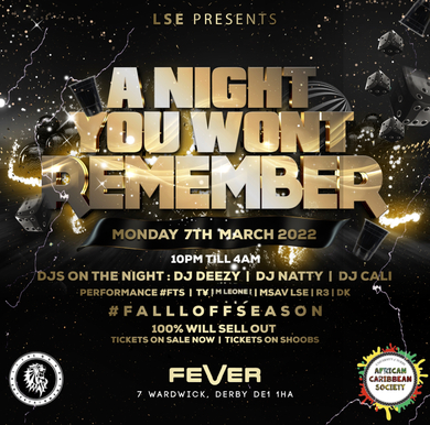 A NIGHT YOU WONT REMEMBER 