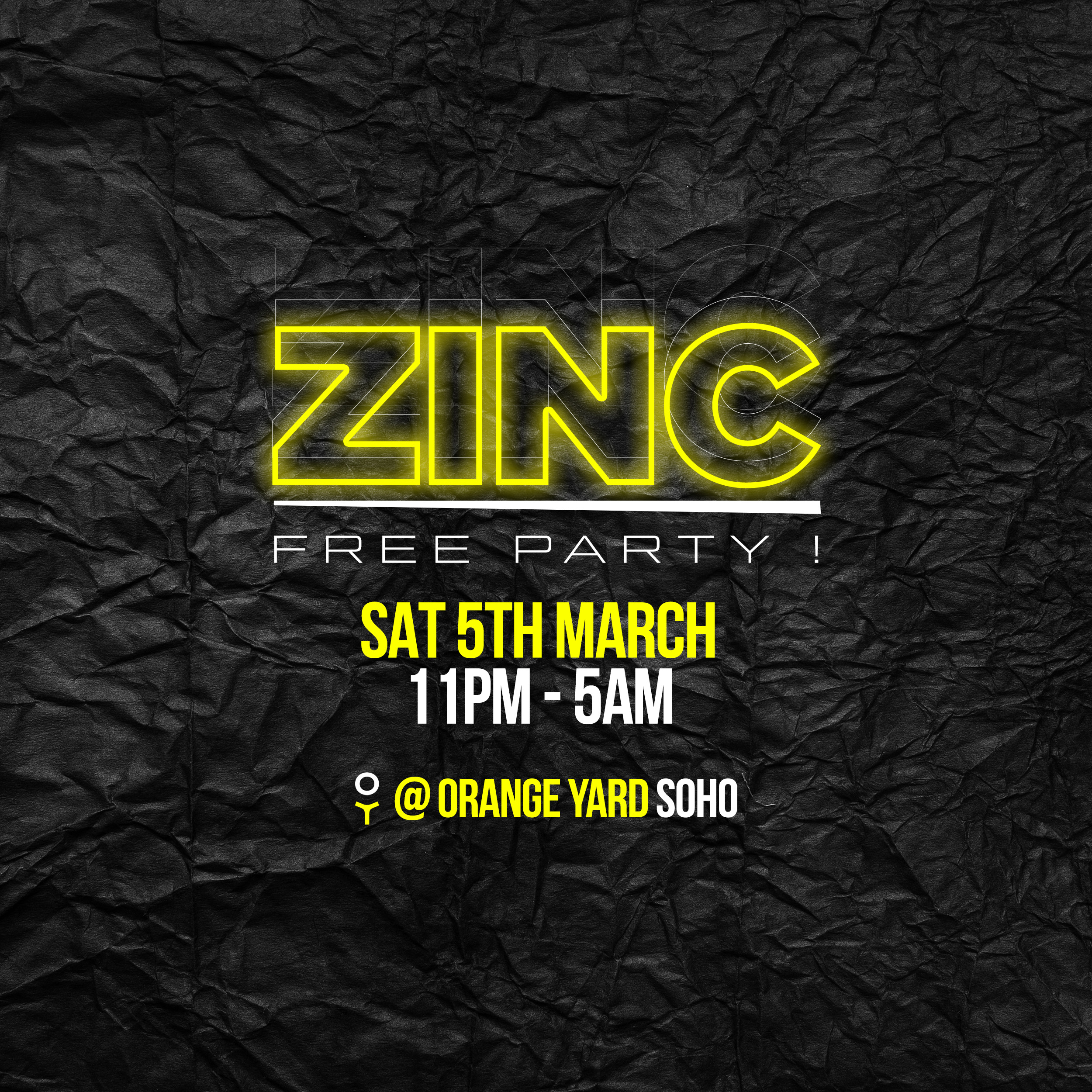 Zinc Free Party 
