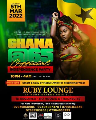 Ruby Lounge -  Ghana's Official Independence Party