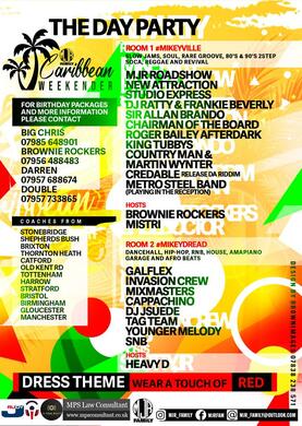 MJR CARIBBEAN WEEKENDER 'THE DAY PARTY'
