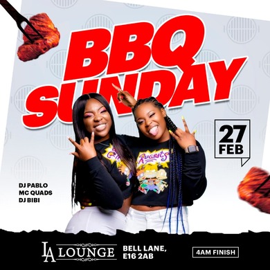 BBQ SUNDAYS @ LA LOUNGE #endofmonthspecials