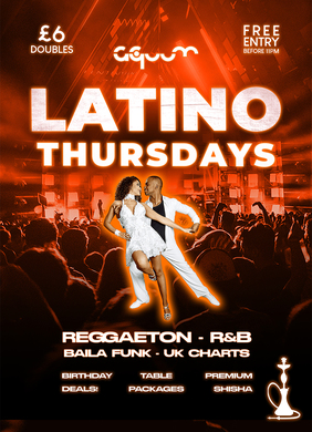 Latino Thursday’s @ AQUUM *FREE ENTRY