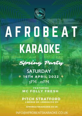 Afrobeat Karaoke Spring Day Party