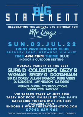 The Big Statement - Dagz Birthday 