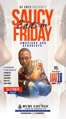 Ruby Lounge -  Saucy Edition - Ampiano and Afrobeats