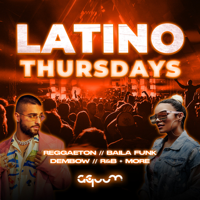 Latino Thursday’s @ AQUUM *FREE ENTRY