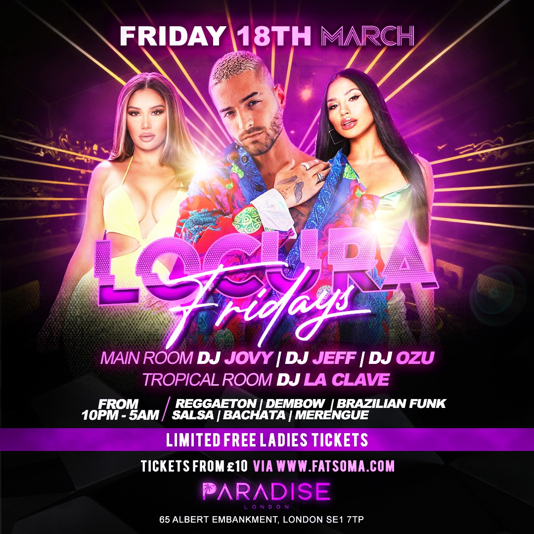LOCURA FRIDAYS @PARADISE