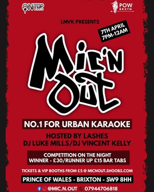 Mic'n Out - No.1 for Urban Karaoke