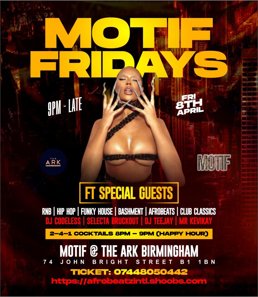 Motif Fridays @ The Ark Birmingham 