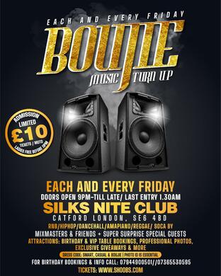 BOUJIE Fridays  mts WAY 2 SEXY