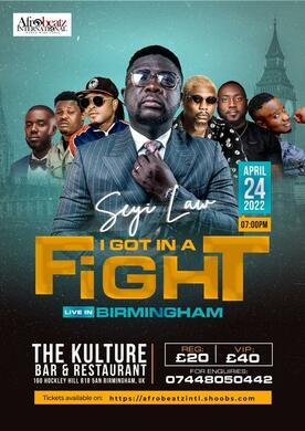 Seyi Law Live In Birmingham Ft Reminisce & African China