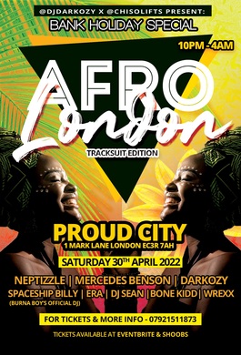 AFRO LONDON  - BANK HOLIDAY SPECIAL