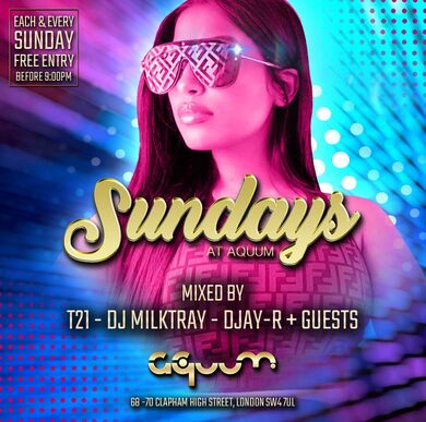 SUNDAYS AT AQUUM MAY 15TH