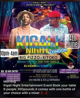 Ruby Lounge -  Kigali Night