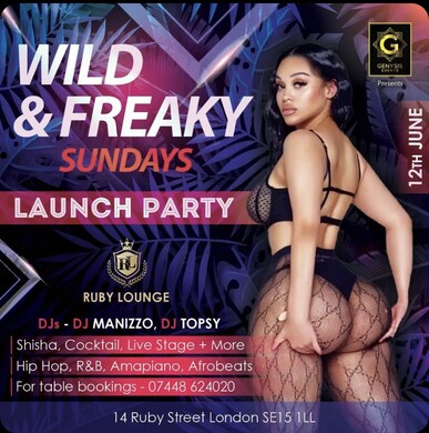 wild & freaky sunday @rubylounge 