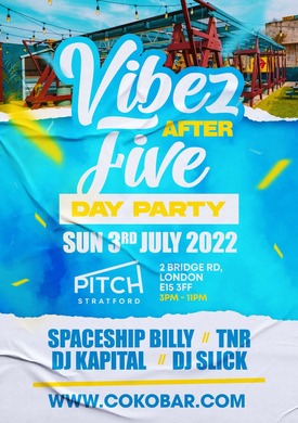 Vibez After 5 Pitch Sunday Day Party with Special guest! 