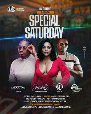 Ruby Lounge -  SPECIAL Saturday Party