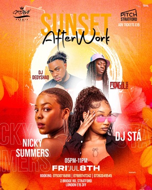 SUNSET afterwork ( dj Sta, Nicky summers, dj Mangole )