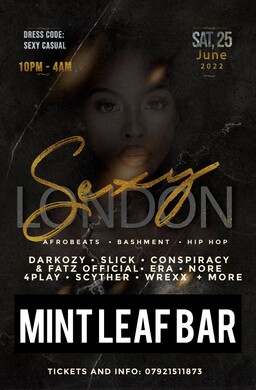 SEXY LONDON  - AFROBEATS | BASHMENT | HIP HOP