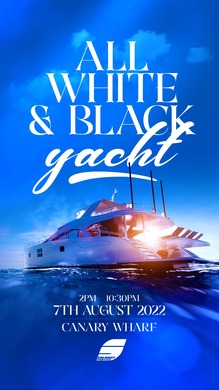 All White & Black Yacht Party 
