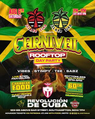 Island Ting - Carnival Rooftop Day Party 🇯🇲 #Jamaica60 (Southampton) 