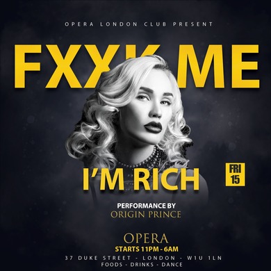Fuck me! I’m rich!  Ballers west end clubbing GRAND OPENING 