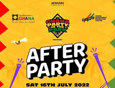 🇬🇭 Ghana Party in the Park - (Afterparty) 🇬🇭