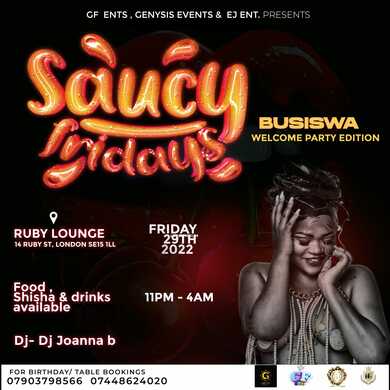 Ruby Lounge -  All Black Saucy Friday