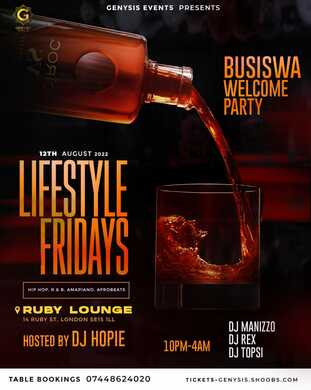 Ruby Lounge - Lifestyle Fridays
