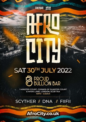 Afrocity Special @ proud bullion city!!!