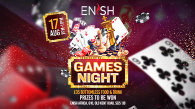 Games Night - Bottomless Food & Drink