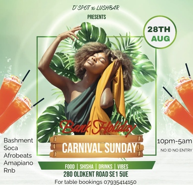 CARNIVAL FIESTA (Bank Holiday Sunday)
