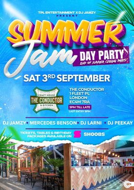 Summer Jam Day Party - Summer Closing Party