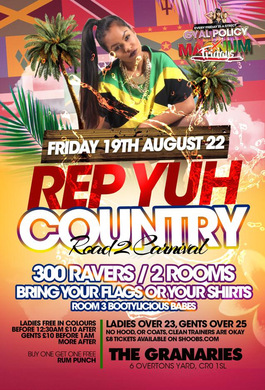 Rep Yuh Country (Road 2 Carnival) Magnum Friday Gyal Policy