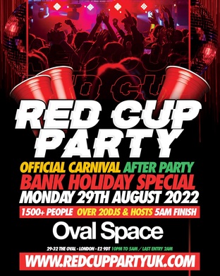 RED CUP PARTY - CARNIVAL AFTER PARTY