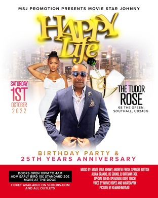 MOVIE STAR JOHNNY HAPPY LIFE BIRTHDAY PARTY 