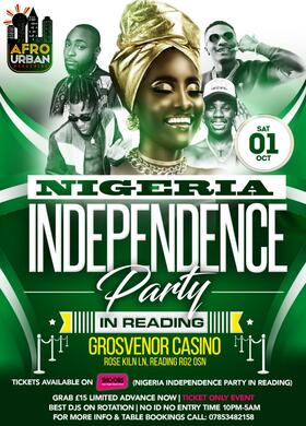 AMAPIANO MEETS AFROBEATS ALSO CELEBRATING NIGERIA INDEPENDENCE PARTY IN READING  