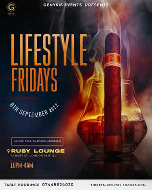 Ruby Lounge - Lifestyle Fridays