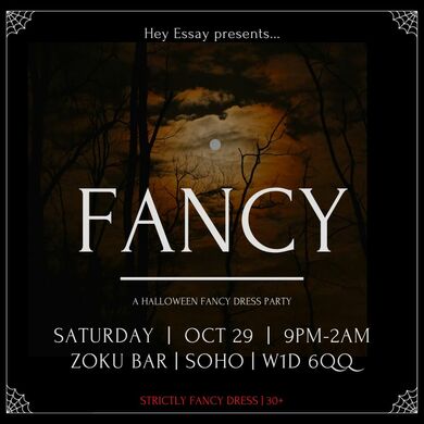 Fancy - Halloween Fancy Dress Party (30+)